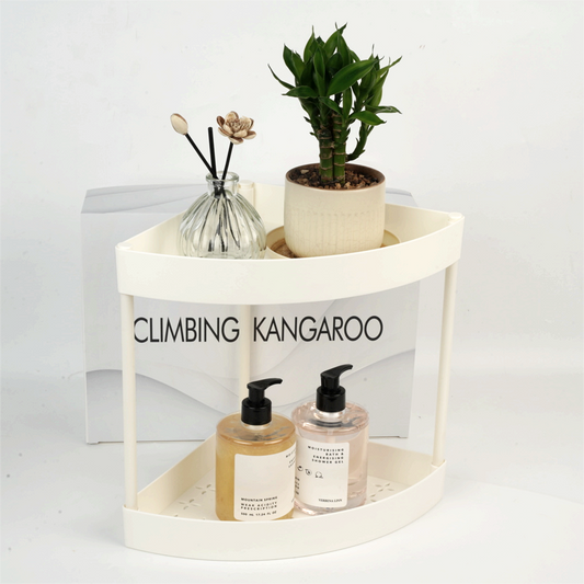 Climbing Kangaroo Plastic Corner Storage Shelf